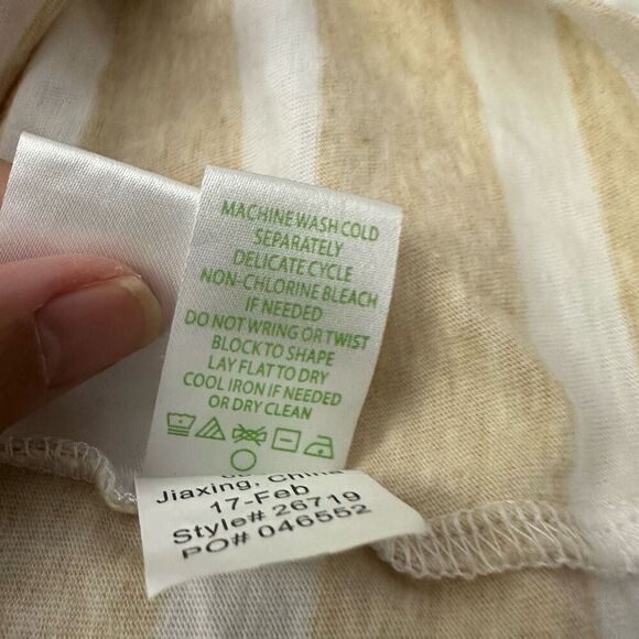 Lilly Pulitzer Tideline Heathered Sand Bar Sandy Smocked Waist Dress Size Small - Picture 8 of 10